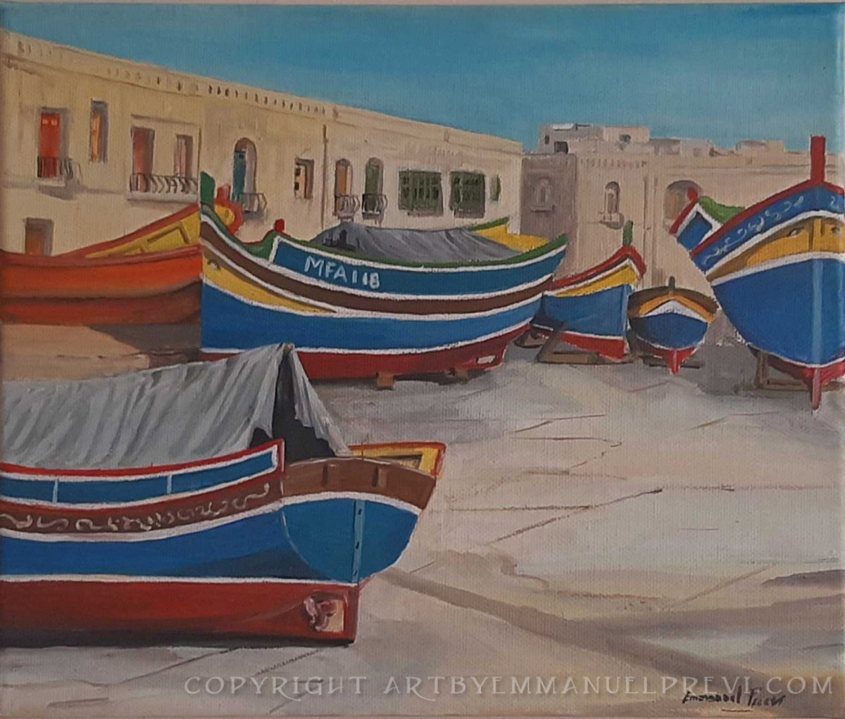 Latest Works – Art by Emmanuel Previ – Original Oil Paintings from Gozo ...